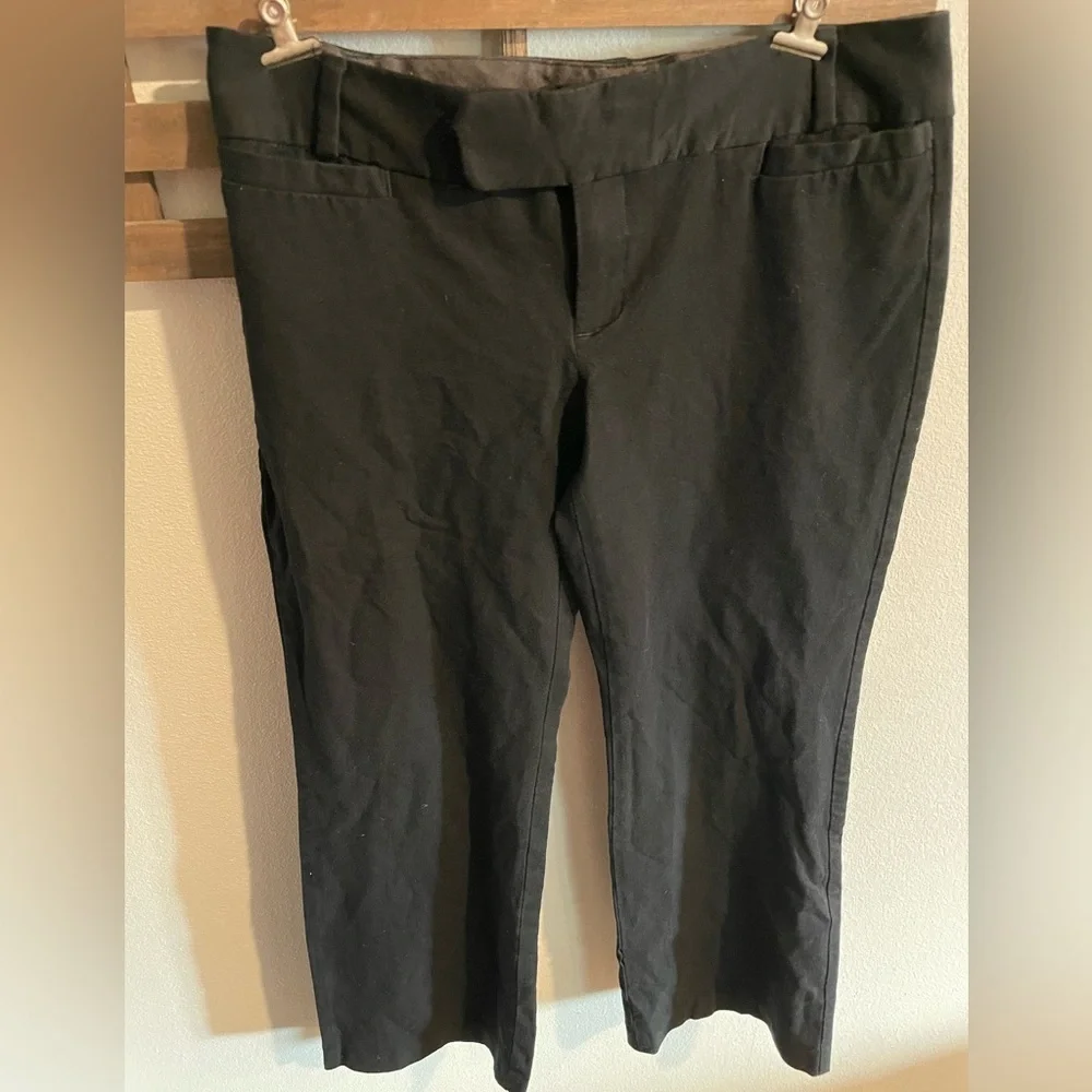 Banana Republic jackson fit‎ black slack pants for women straighth leg size 8